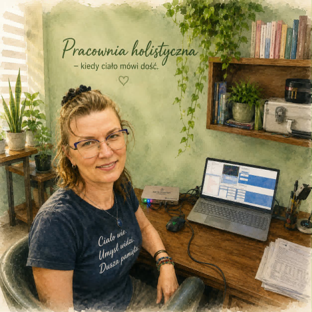 Aneta Kurnikowska w Pracowni Holistycznej